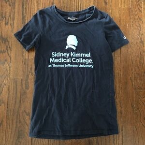 Sidney Kimmel Medical College/Thomas Jefferson University Navy Blue/Blue T-Shirt